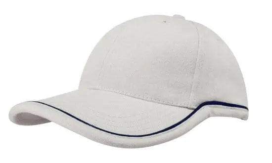 Headwear Bhc W/piping Crown & Peak Cap X12 - 4047 - City Workwear
